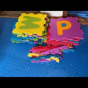 Baby foam play mat set and floor piano